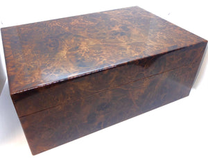 Walnut Burl Humidor | 40 Cigar Ct.